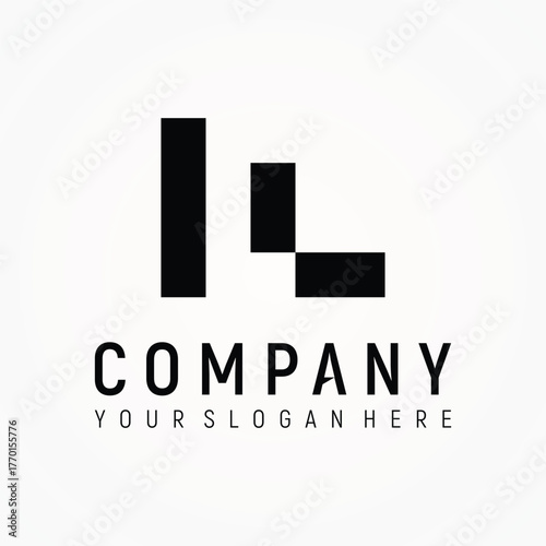 letter F finance concept logo design vector template