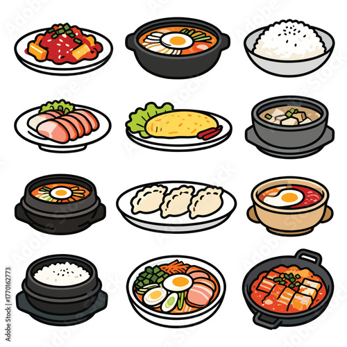 Delicious Korean food