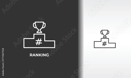 Ranking Vector, Icon Or Logo Sign Isolated Symbol Illustration