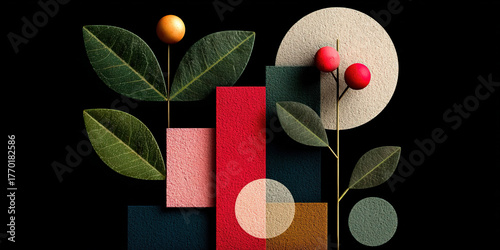 Modern geometric Christmas ...