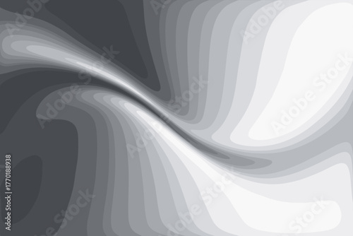 Between soft illustration reflective chrome futuristic flowing gradient blur tones vector