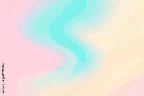 Illustration subtle gemstone colors opal sheen flow vector gradient pink