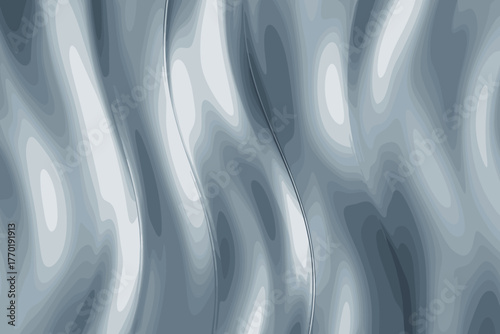 Cool illustration smooth chrome effects gradient flow transitions vector dynamic metallic sleek