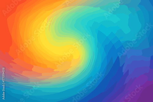 Illustration light between red gradients field radiant cyan spectrum vector smooth fluid