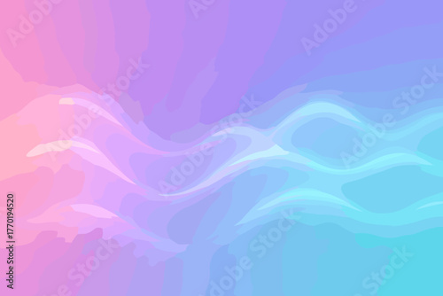 Aquamarine rose light vector rhythmic across forming waves dreampulse gradient lavender illustration