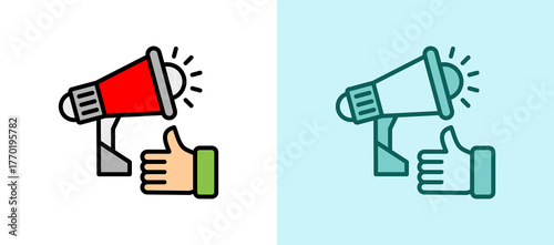 Ethical Marketing whitegreen icon