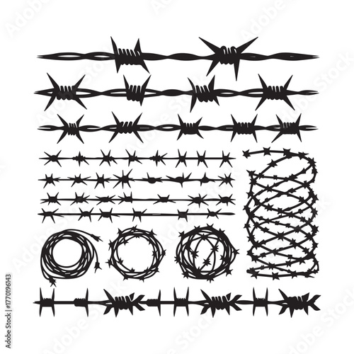 Barbed Wire Types, Razor Wire Designs, Security Fence Wire Collection