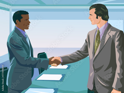 The accord between two businessman is nearly done