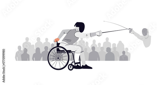 Wheelchair Fencing Duel A Battle of Wit and Skill on Wheels