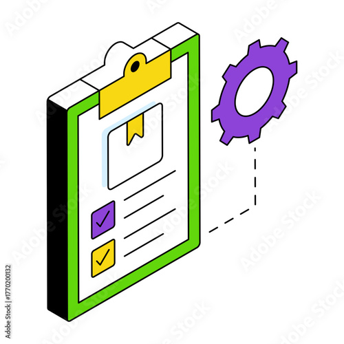 Perfect design icon of list management 