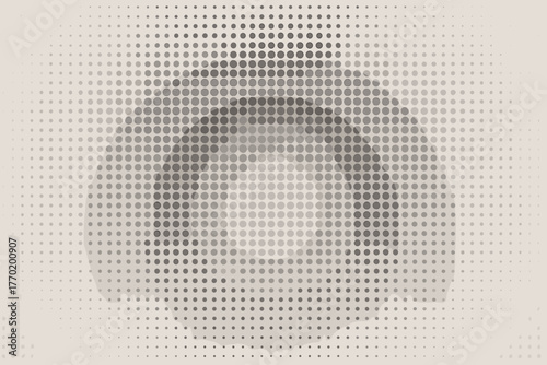 Optical dotmatrix forming elegant vector design visual illustration layered modern opacity depth