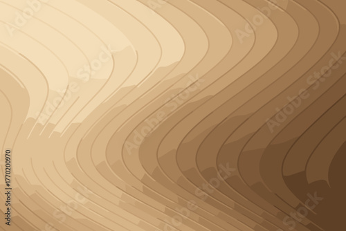 Warm calm neutral gradient strands fluid illustration visual curved vector