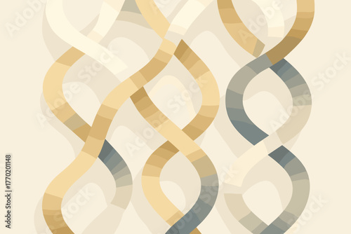 Movement tones vector loops abstraction elegant gold modern cascading flowing illustration forming