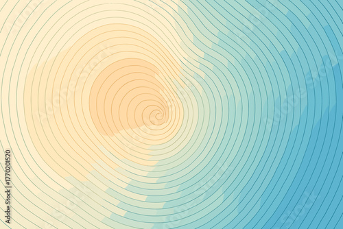 Transitions illustration rhythm flow symphony flowing harmonic circular vector lines forming pattern