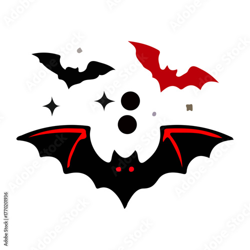 halloween bat vector illustration