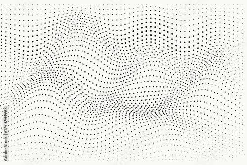 Vector waveform minimal digital sonic illustration form pattern design circular movement fine