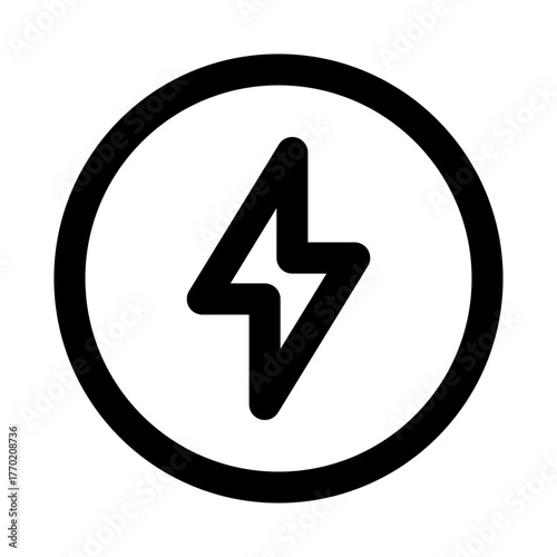Free Download Electricity, Power, Volt Icon representing electrical energy, voltage, and power systems - GFXLoad