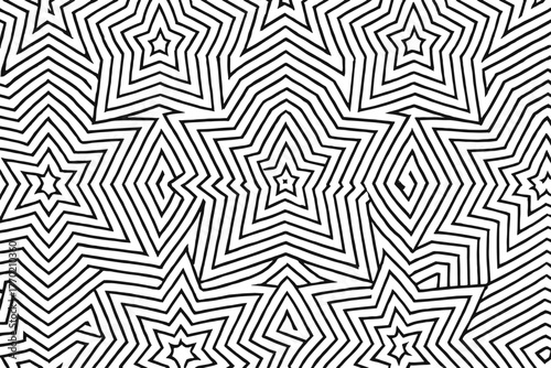 Filling starbursts entire surface radiating illustration pattern polygonal rhythm seamless vector starburst