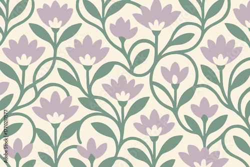 Circular illustration stems tones design harmony botanical flow geometric motifs vector emphasizing