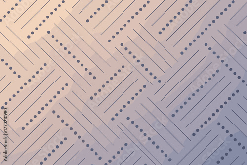 Gradient depth cohesion dotted illustration diagonal rhythm vector dotstripe lines pattern