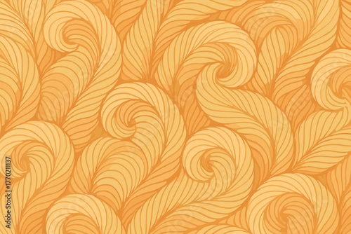 Curved design layered illustration resembling soft woven vector harmony gentle creating flow