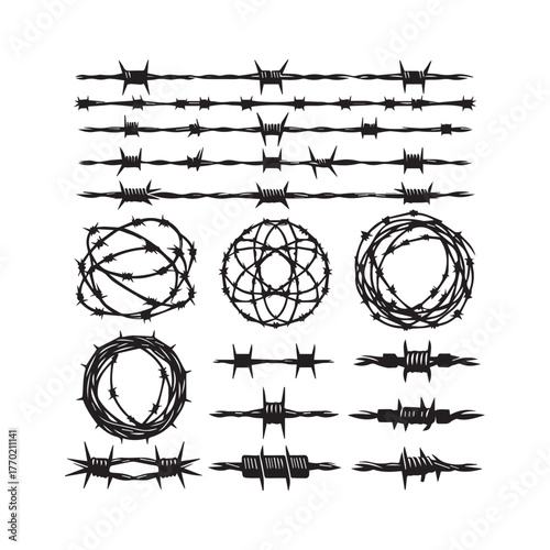 Barbed Wire Types, Razor Wire Designs, Security Fence Wire Collection
