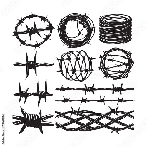 Barbed Wire Types, Razor Wire Designs, Security Fence Wire Collection