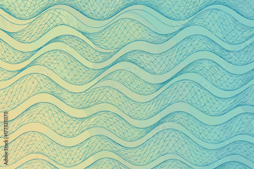 Emphasizing pattern illustration gradient geowave arcs flow elegant rhythmic vector elegance landscape