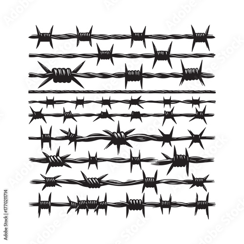 Barbed Wire Types, Razor Wire Designs, Security Fence Wire Collection