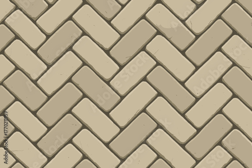 Stonepath stone flat illustration vector segments decorative natural conveying interwoven forming pattern