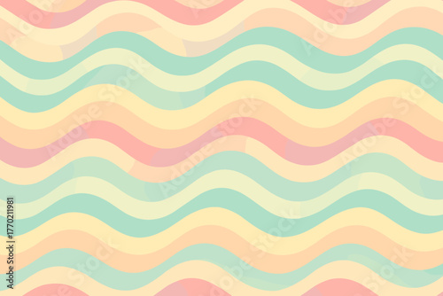 Pattern stripe gradients vector giving illustration waves rhythmic forming dynamic sense soft