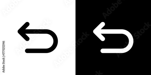 リターン矢印アイコン