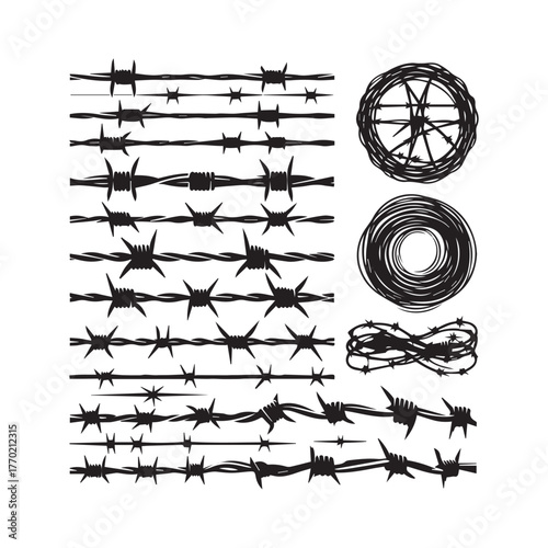 Barbed Wire Types, Razor Wire Designs, Security Fence Wire Collection