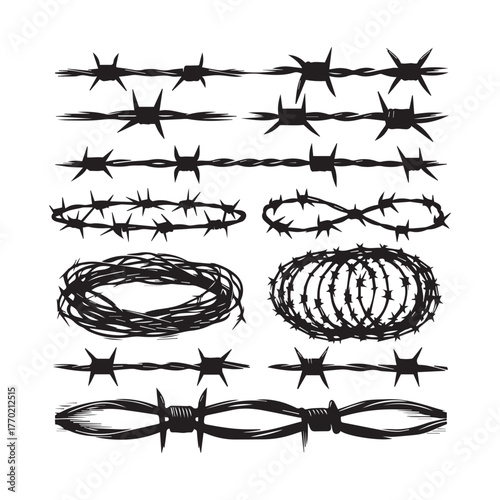 Barbed Wire Types, Razor Wire Designs, Security Fence Wire Collection