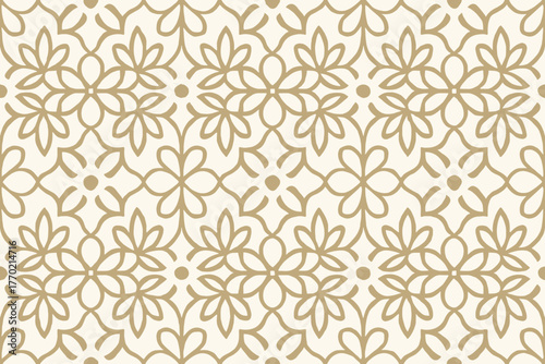 Delicate ornamental appearance illustration vector motifs seamless floral flower mesh pattern stylized