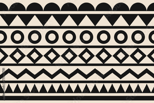 Aligned bands motion balanced repeating modular forms illustration horizontally vector geometric