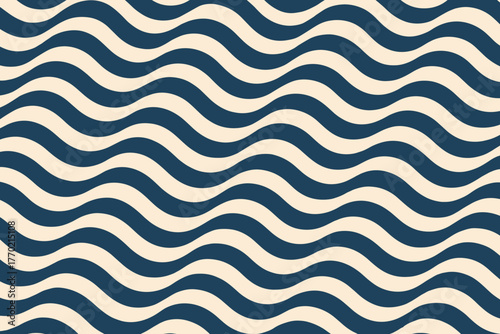 Creating gentle wave illustration waves ribbon vector harmony undulating parallel continuity flow