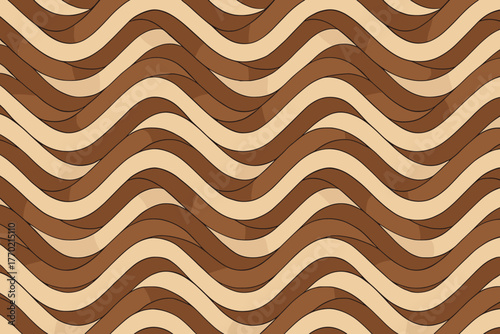 Background symmetry graceful simple folding vector repeating ribbonwave dynamic elegance ribbons illustration