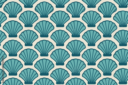 Illustration layers organic curved vector design featuring contour geometric arranged shell