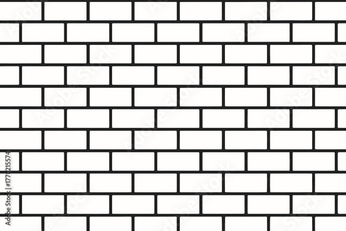 Minimalist vector elements rows brick rhythmic pattern continuous clean rectangular illustration