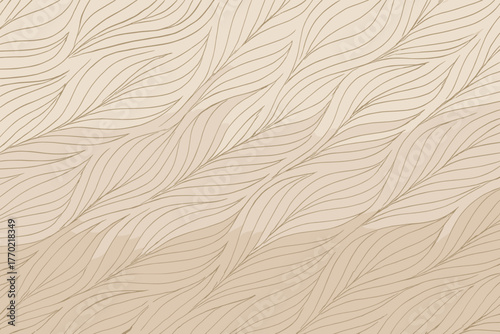 Elegant gradient across soft background seamless feather fine vector curved illustration field