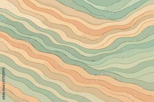 Textures forming pastel abstract hues mineral layered illustration vector bands layers texture