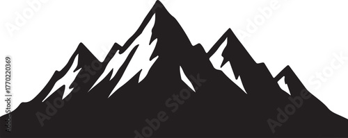 mountain landscape vector
