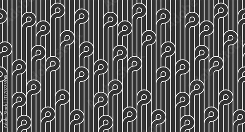 Lined seamless vector patte...