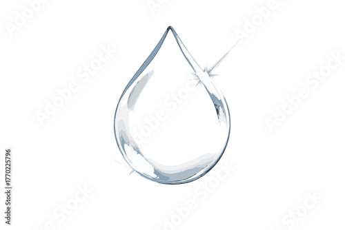 Vector lens illustration reflecting like spherical texture raindroplet beams tiny droplet reflection