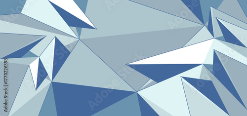 Low poly light vector abstract background, 3D polygonal crystal structure surface, broken minimal geometric facet structure, wrecked abstraction.