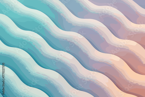 Foamridge shaped sculptural gentle into curved polymer vector illustration artistry aesthetic surface