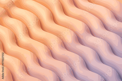 Illustration vector soft reflections design smooth blending pattern foamridge arranged wavy organic
