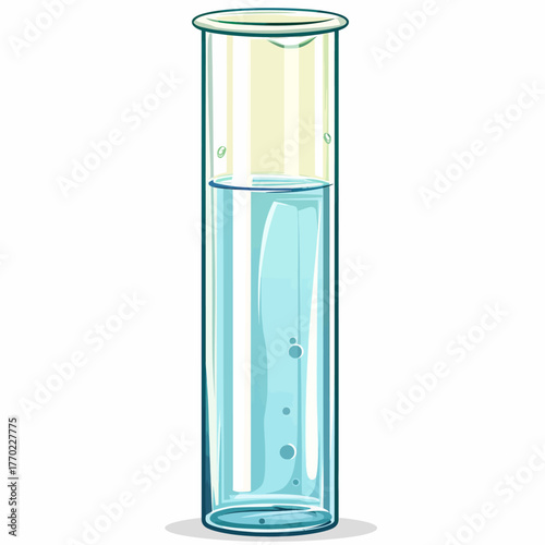 Graduated cylinder isolated 