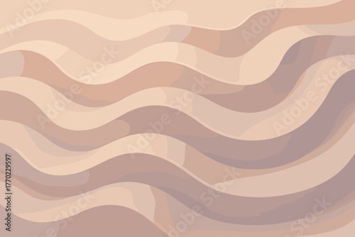Light illustration clay abstract formed illuminated curves soft vector creating rhythmic